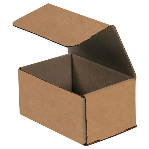 Box Partners 6 X 4 X 3" Kraft Corrugated Mailers Pkg Of 50
