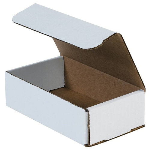 Box Partners 7 X 4 X 2" White Corrugated Mailers Pkg Of 50