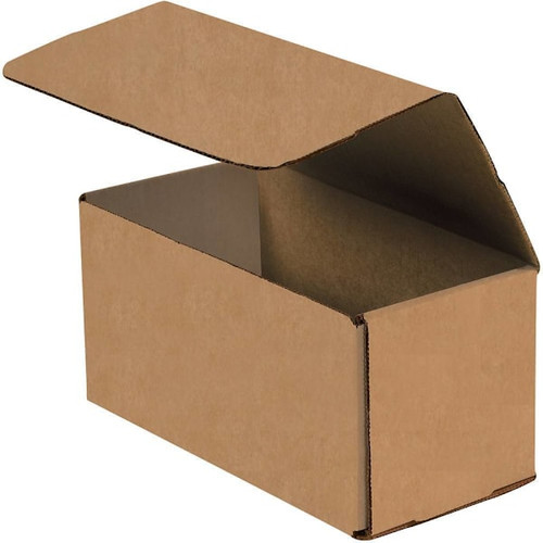 Box Partners 8 X 4 X 4" Kraft Corrugated Mailers Pkg Of 50