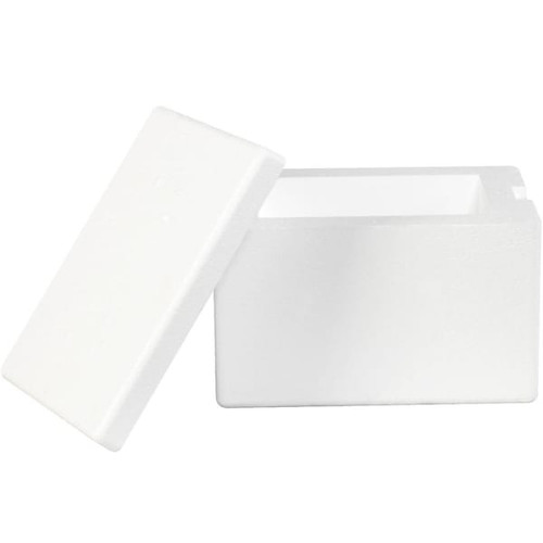 Box Partners 8 X 6 X 4 1/4" Insulated Foam Container Cs Of 12
