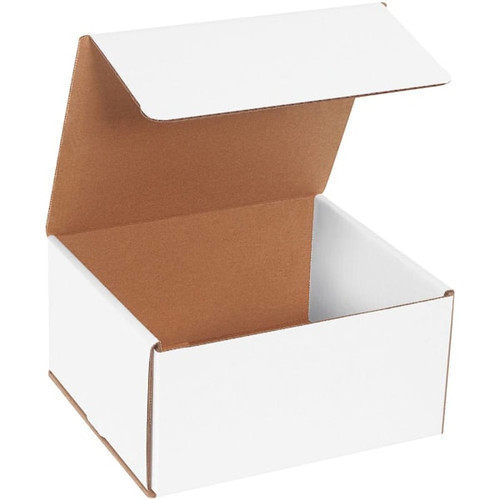Box Partners 8 X 7 X 4" White Corrugated Mailers Pkg Of 50