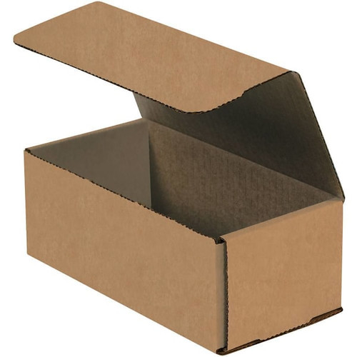 Box Partners 8x4x3" Kraft Corrugated Mailers Package Of 50