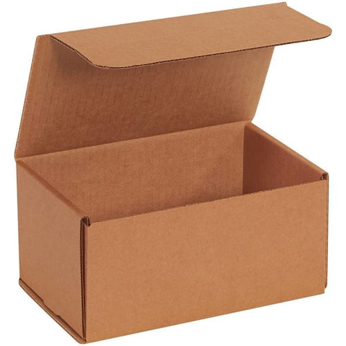 Box Partners 8x5x4" Kraft Corrugated Mailers Package Of 50