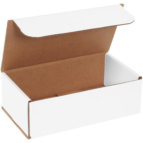 Box Partners 9 X 5 X 3" White Corrugated Mailers Pkg Of 50