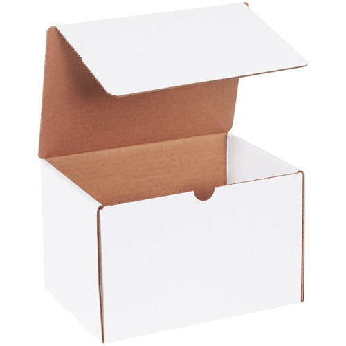 Box Partners 9 X 6 1/2 X 6" White Literature Mailers Package Of 50