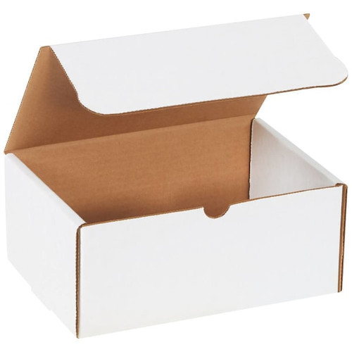 Box Partners 9 X 6 1/4 X 4" White Literature Mailers Pkg Of 50