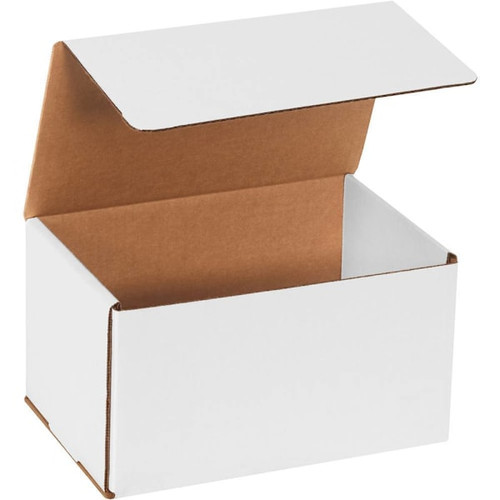 Box Partners 9 X 6 X 5" White Corrugated Mailers Pkg Of 50