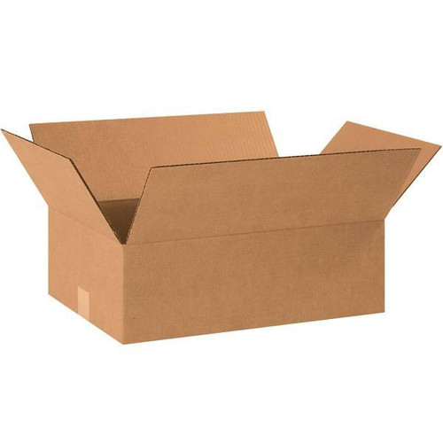 Box Partners Corrugated Boxes 18 1/2"X12 1/2"X6" Kraft Package Of 25