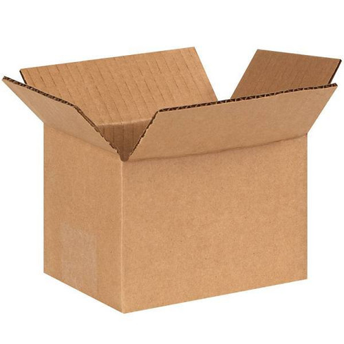 Box Partners Corrugated Boxes 6"X4"X4" Kraft Package Of 25