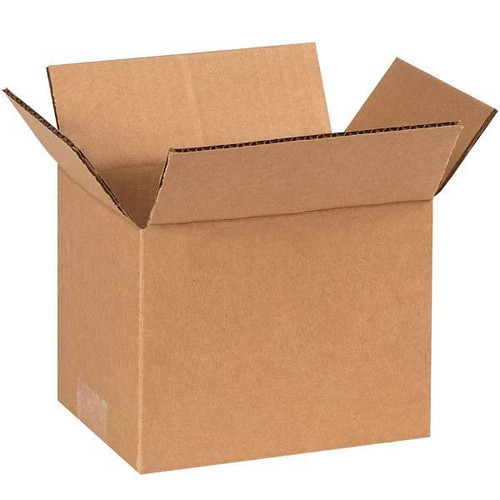 Box Partners Corrugated Boxes 7"X6"X6" Kraft Package Of 25