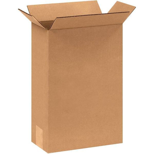 Box Partners Corrugated Boxes 8"X4"X12" Kraft Package Of 25