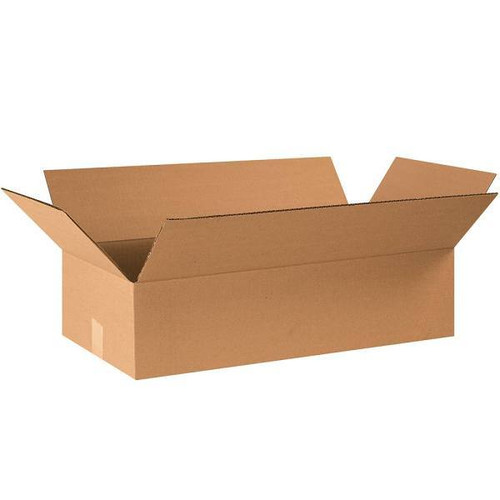 Box Partners Flat Corrugated Boxes 24"X12"X6" Kraft Package Of 20