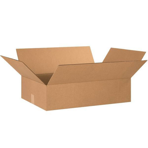 Box Partners Flat Corrugated Boxes 24"X16"X6" Kraft Package Of 20