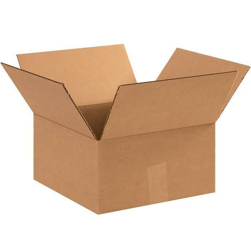 Box Partners Heavy-Duty Boxes 12"X12"X6" Kraft Package Of 25