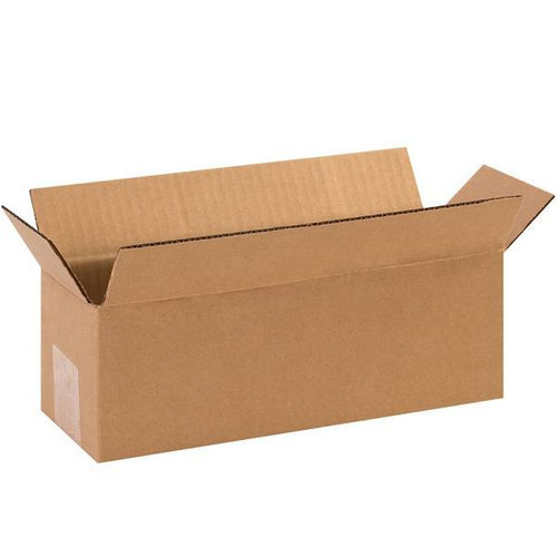 Box Partners Long Corrugated Boxes 12"X4"X4" Kraft Package Of 25