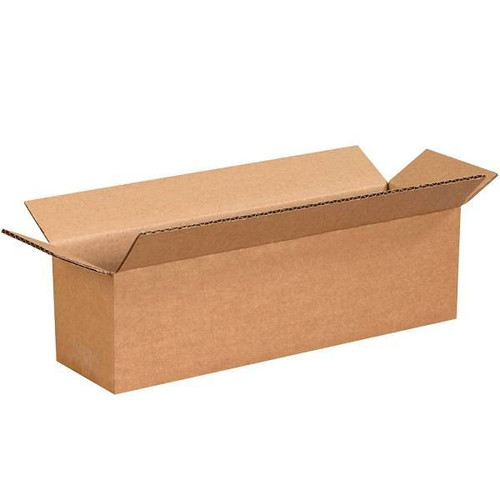 Box Partners Long Corrugated Boxes 14"X4"X4" Kraft Package Of 25