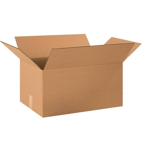 Box Partners Long Corrugated Boxes 20"X13"X10" Kraft Package Of 25