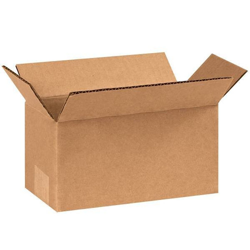 Box Partners Long Corrugated Boxes 8"X4"X4" Kraft Package Of 25