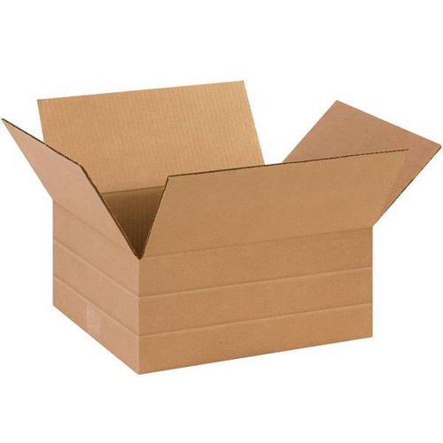 Box Partners Multi-Depth Corrugated Boxes 14"X12"X6" Kraft Package Of 25