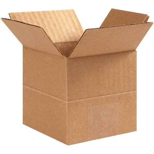 Box Partners Multi-Depth Corrugated Boxes 4"X4"X4" Kraft Package Of 25