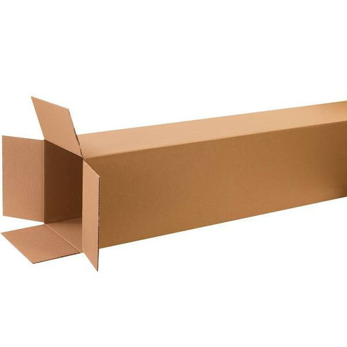 Box Partners Tall Corrugated Boxes 12"X12"X60" Kraft Package Of 10