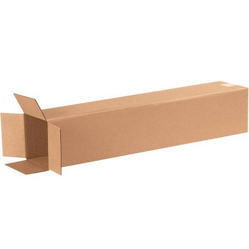Box Partners Tall Corrugated Boxes 6"X6"X29" Kraft Package Of 25
