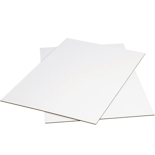 Box Partners 40 X 48" White Corrugated Sheets Pkg Of 5