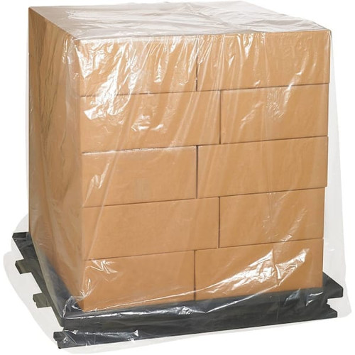 Box Partners 51 X 48 X 85" 4 Mil Clear Pallet Covers Cs Of 25