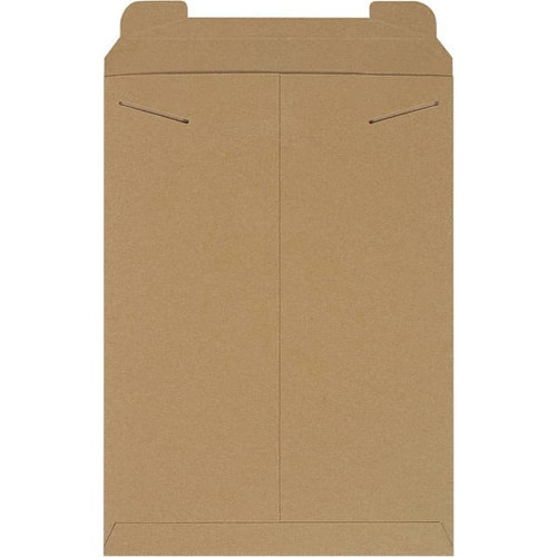 Box Partners 13 X 18" Kraft Stayflats Mailers Case Of 100