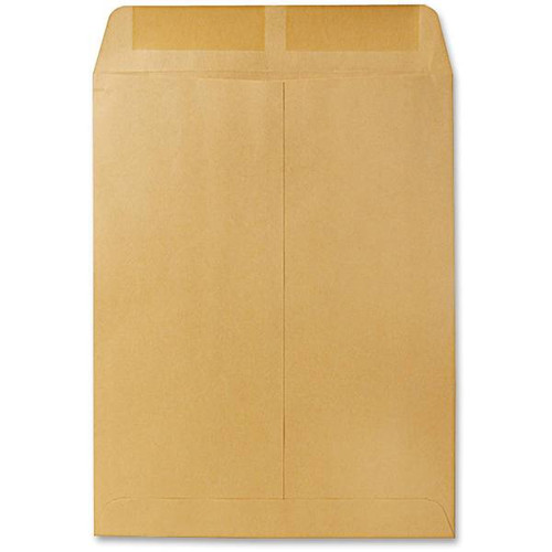 Quality Park Catalog Envelope 10"X13" Gummed Closure Kraft Package Of 100