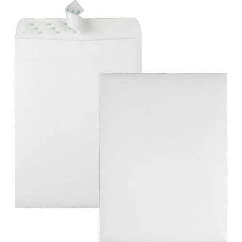 Quality Park Catalog Envelope 9"X12" Peel & Seal White Package Of 100
