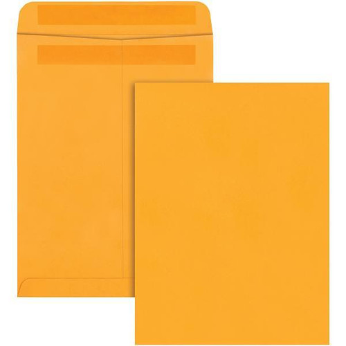 Quality Park Catalog Envelope 9"X12" Self-Sealing Kraft Package Of 250