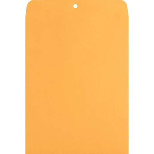 Nature Saver #90 Clasp Envelope 9"X12" Gummed Closure Kraft Package Of 100