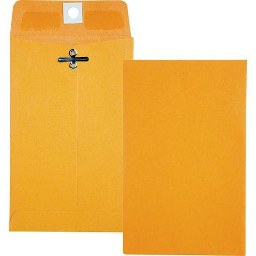 Quality Park #15 Clasp Envelope 4"X6.375" Gummed Closure Kraft Package Of 100