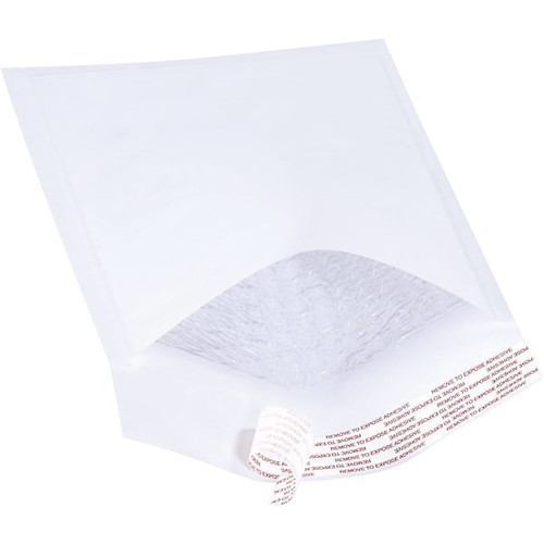 Box Partners 6 X 10" White #0 Self-Seal Bubble Mailers Cs Of 25