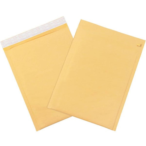 Box Partners 8 1/2x12" Kraft #2 Self-Seal Bubble Mailers W/Tear Strip Case Of 25
