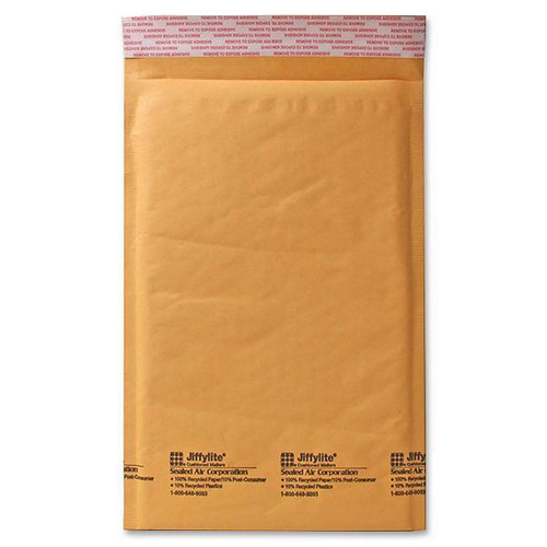 Sealed Air Jiffylite #0 Bubble Mailer 6"X10" Peel & Seal Kraft Case Of 25