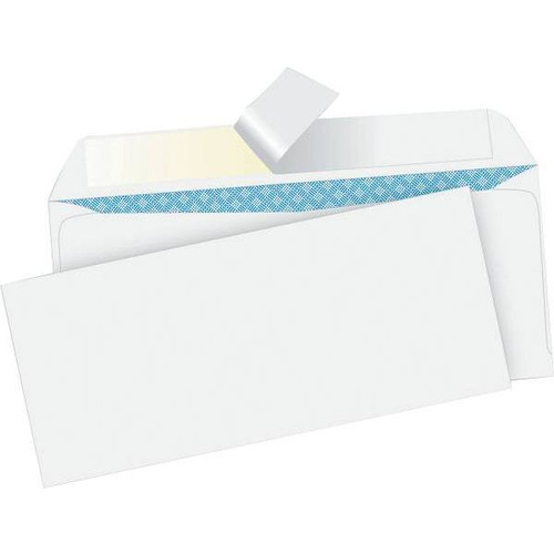 Business Source 4-1/8 In. X 9-1/2 In. Peel/Seal Envelopes (White) (500-Pack)