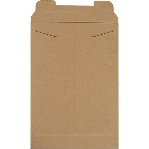 Box Partners 11 X 16" Kraft Stayflats Mailers Cs Of 100