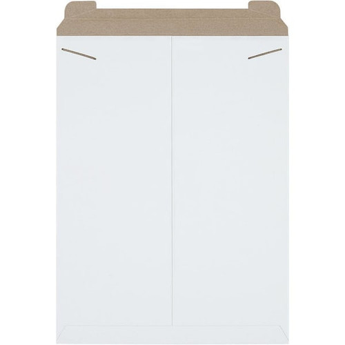 Box Partners 18 X 24" White Stayflats Mailers Cs Of 50
