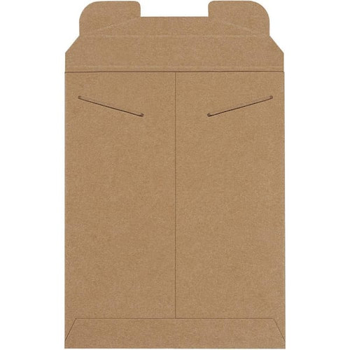 Box Partners 9 X 11 1/2" Kraft Stayflats Mailers Cs Of 100