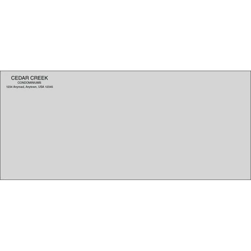 Envelopes, Flat Classic Laid, Gray, 24 Lb. Package Of 500