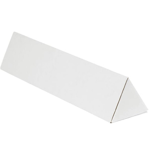 Box Partners 3 X 24 1/4" White Triangle Mailing Tubes Package Of 50