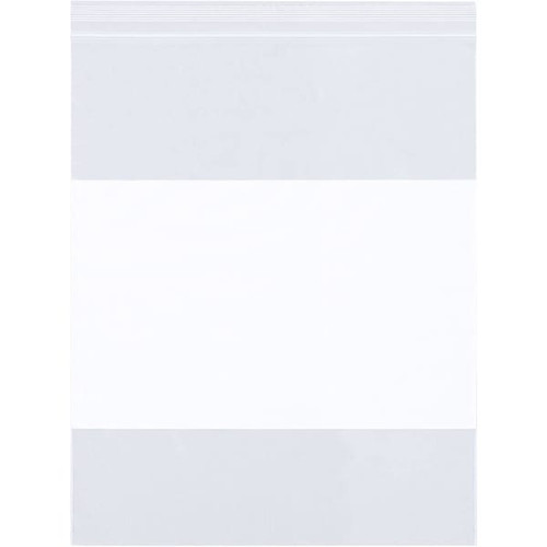 Box Partners 18 X 20" - 2 Mil White Block Reclosable Poly Bags Case Of 500