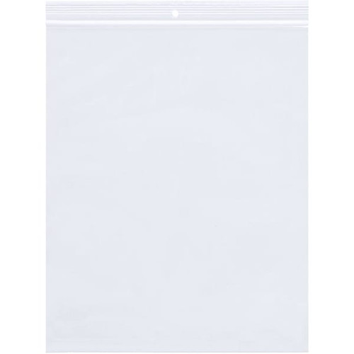 Box Partners 3 X 5" - 2 Mil Reclosable Poly Bags W/ Hang Hole Cs Of 1000