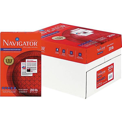 Navigator 20 Lb. 8-1/2 In. X 14 In. 97 Bright White Premium Multipurpose Paper (10-Case)