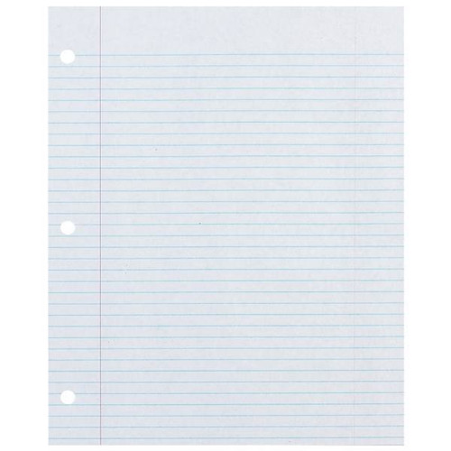 Pacon Ecology Recycled Filler Paper College Ruled 8.5"X11" Package Of 500