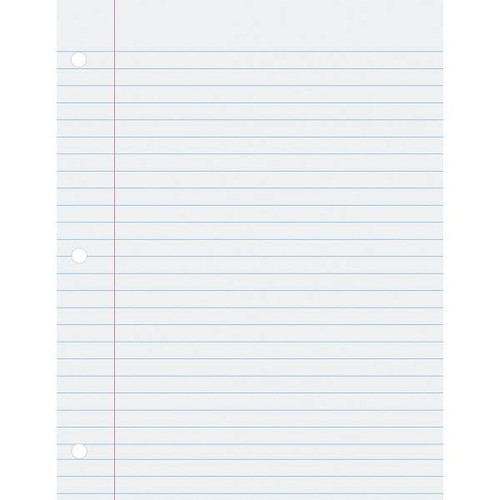 Pacon Wide Ruled Filler Paper 8.5"X11" Package Of 500