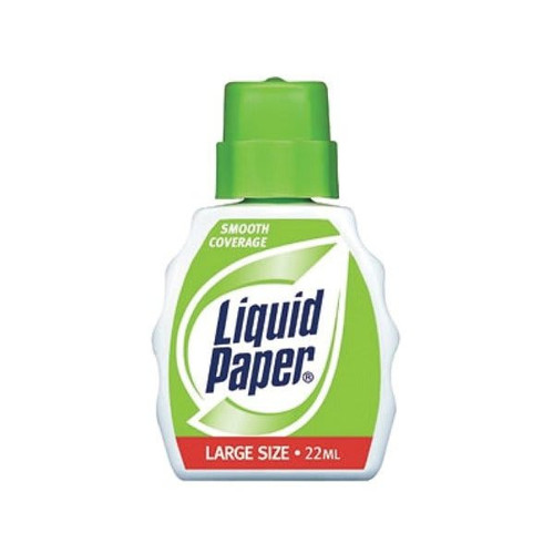 Liquid Paper 22 Ml Smooth Coverage Correction Fluid
