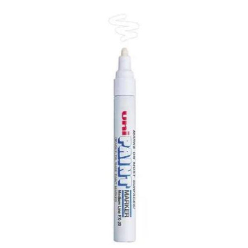 Uni-Paint Permanent Marker Medium Bullet Tip White